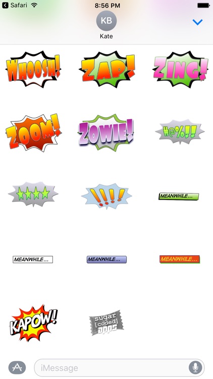 Ka-Pow! Comic Sound Effect Bubbles screenshot-4