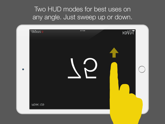 ‎Speedo - speedometer with speed limiter and HUD mode Screenshot
