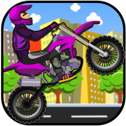 Bike Vs Flying Cop - Motor-cycle Racing in Driving Highway PRO Icon