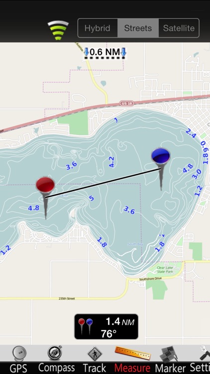 Iowa Lakes GPS Nautical Charts