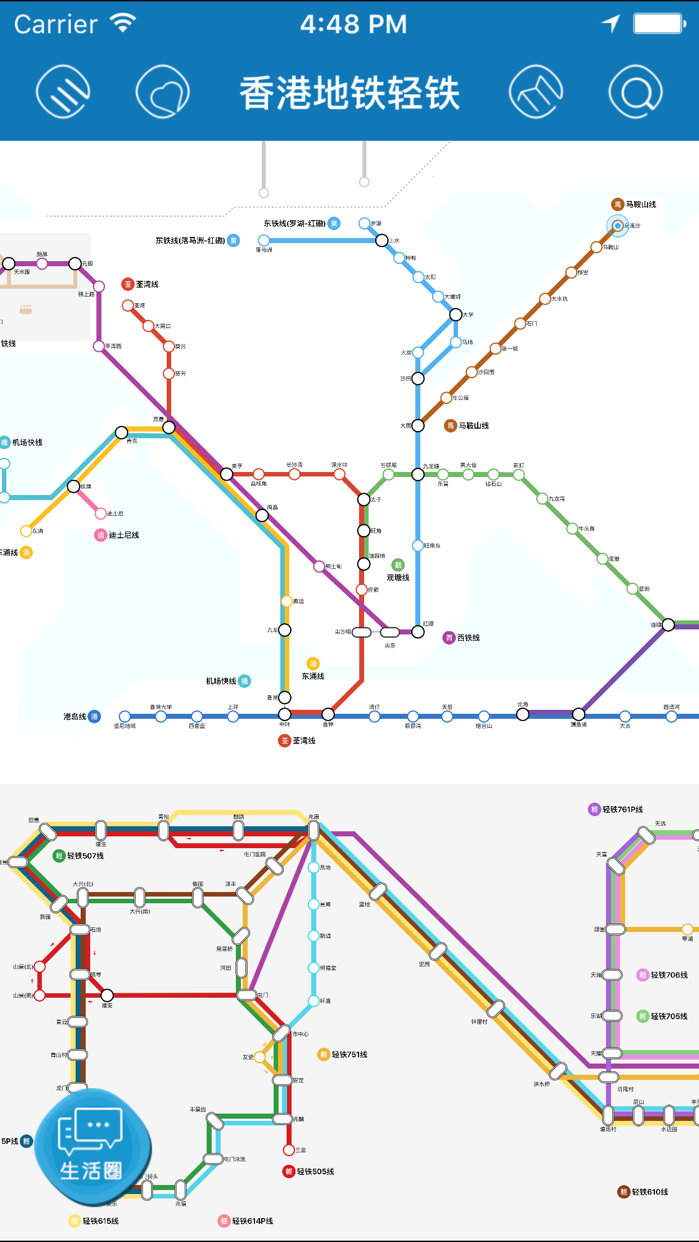 香港轻轨线路图图片
