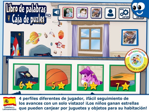 Spanish Words and Kids Puzzles screenshot 4