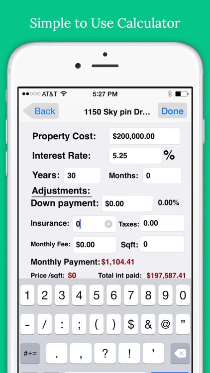 Easy Mortgages ~ Mortgage Calculator