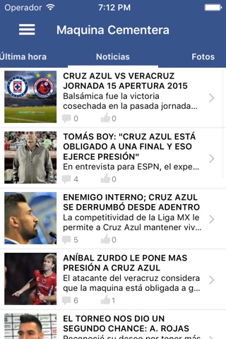 Maquinacementera - "para fans del Cruz Azul" screenshot 2