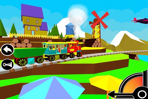 Timpy Train In Fantasy Land - Free 3D Toy Train Game For Kids screenshot 4