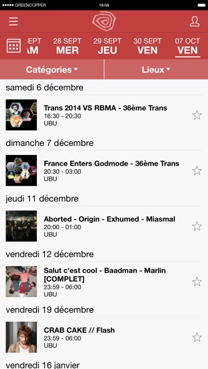 Application de l’Ubu Rennes – Club Concert(圖4)-速報App