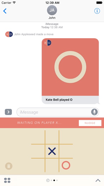 MsgMe TicTacToe