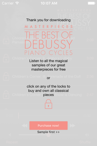 Debussy: Piano Cycles screenshot 2