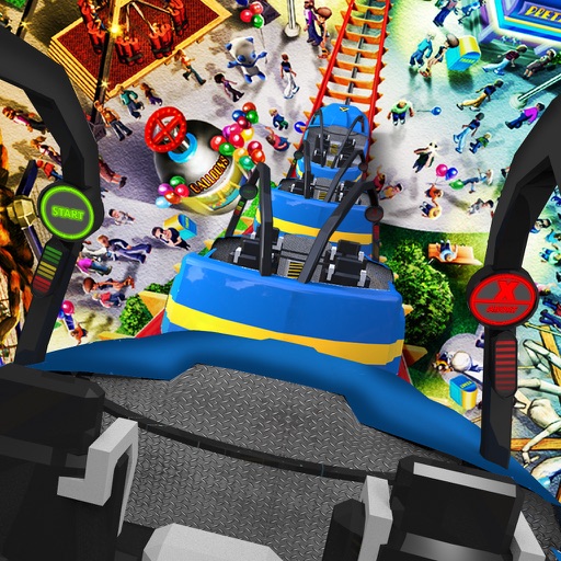 3D Roller Coaster VR - Real life sky high icon