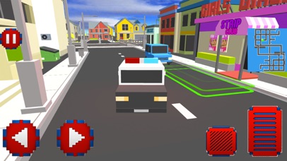 Blocky Police - Super Hero Car screenshot 4
