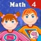 LogTera 4th Grade Math provides the most comprehensive learning in a fun game for children 6 to 10 years old