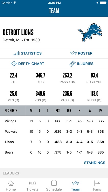 Detroit Lions Mobile screenshot-3