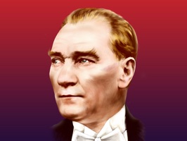 Türk Kurtuluş Savaşı'nın lideri, Türkiye Cumhuriyeti'nin kurucusu ve ilk cumhurbaşkanı Mustafa Kemal Atatürk'ün çıkartma paketi ile birlikte Mustafa Kemal Atatürk'ün çıkartmalarını mesaj balonlarının üzerine yapıştırın, bir fotoğrafa imzasını ekleyin, başka bir çıkartmanın üstüne yerleştirin veya attığınız mesajı pekiştirmek için kullanın