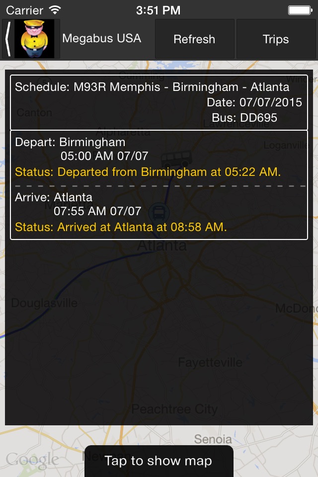 Megabus USA screenshot 3