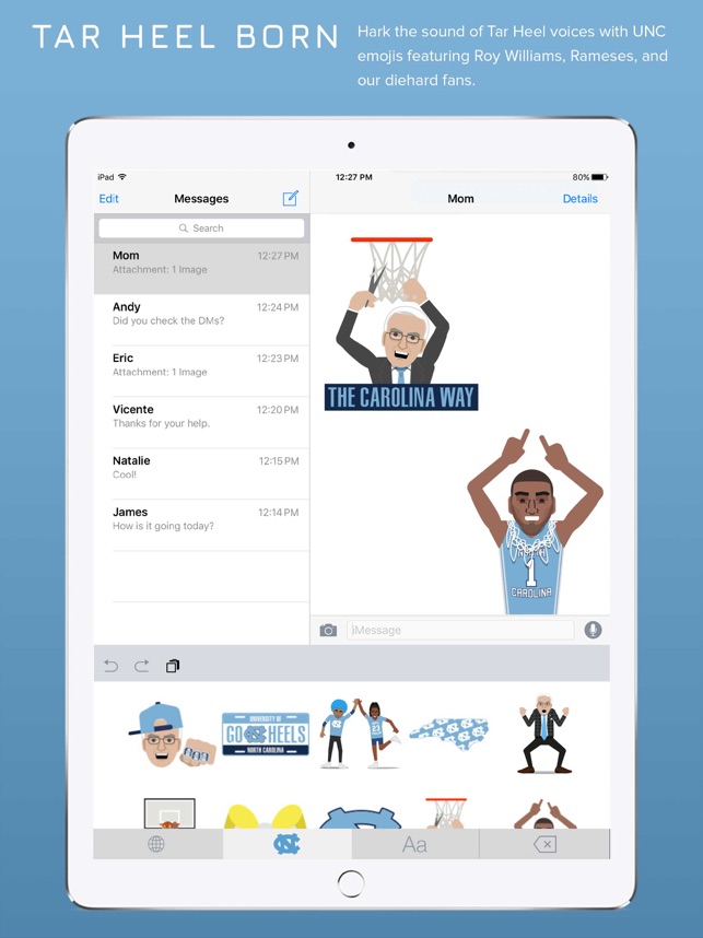 unc emoji keyboard