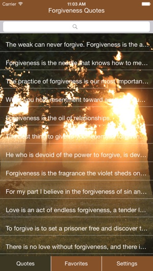 Forgiveness's Quotes