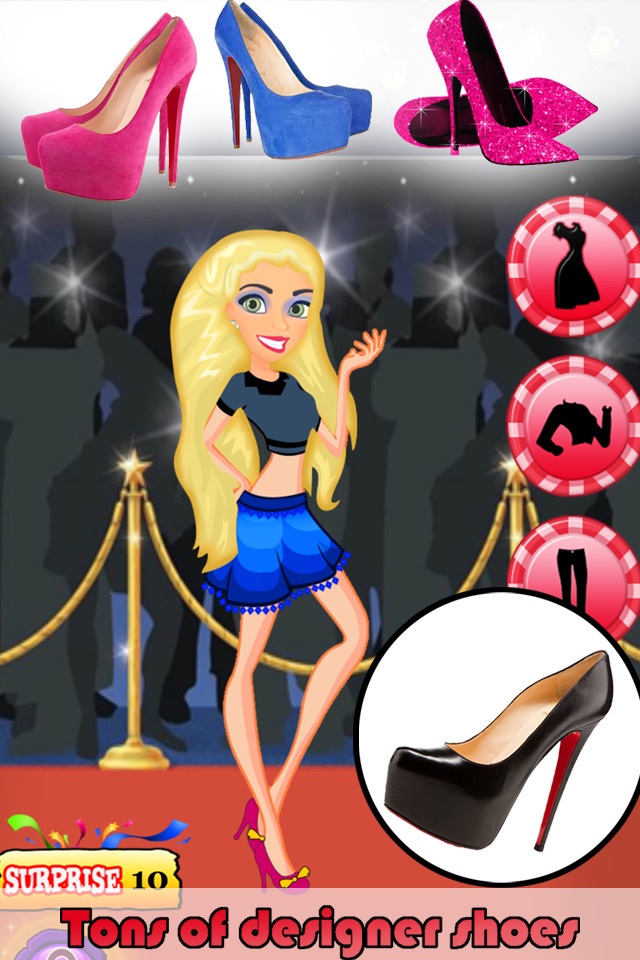 Princess Kylie Hollywood Dress Up- Rising Up Stars screenshot 2
