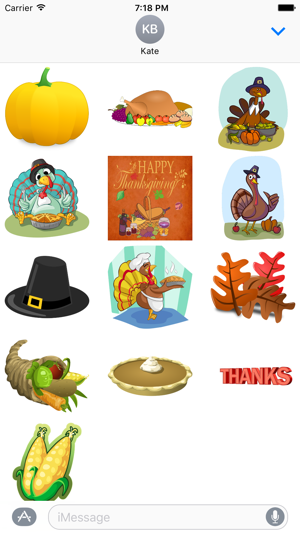 Happy Thanksgiving Stickers(圖1)-速報App