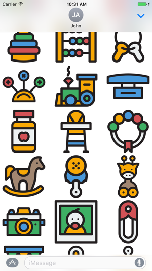 Baby Stickers - Great Emoji 's for Parents(圖3)-速報App