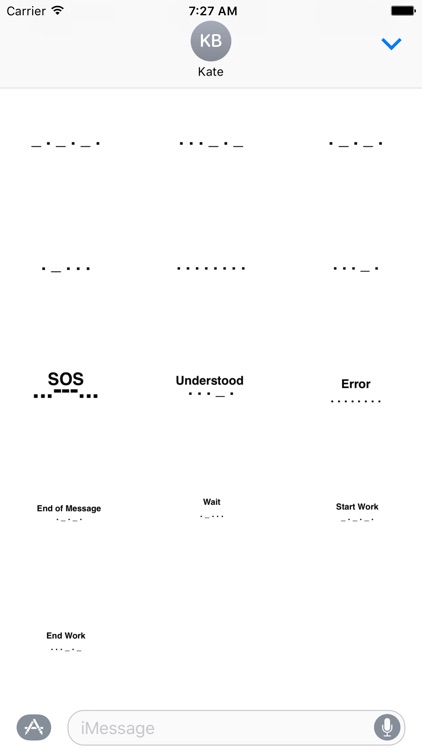 Morse Code Stickers