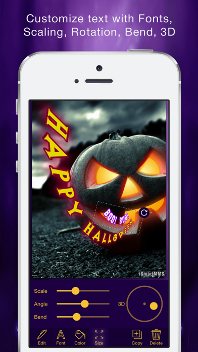 How to cancel & delete Halloween Cards Maker from iphone & ipad 3