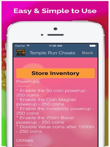 Guide for Temple Run Tips & Cheats Books