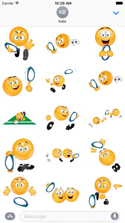 Rugby Emoji Stickers