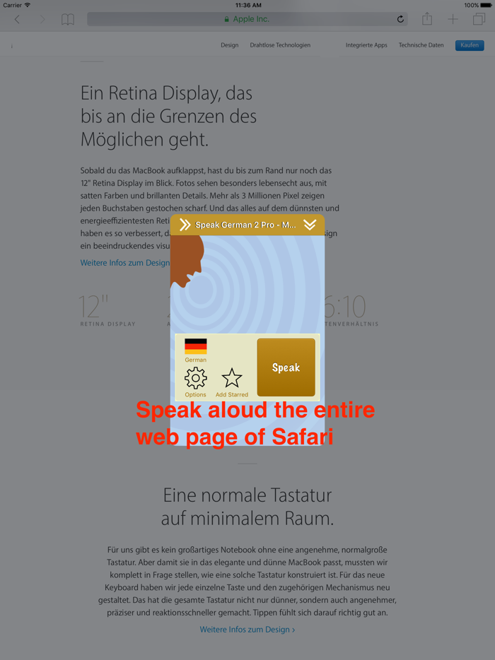SpeakGerman 2 FREE 8 German Text-to-Speech