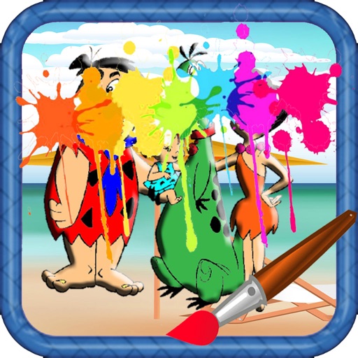 Draw Pages Game The Flintstones Version iOS App
