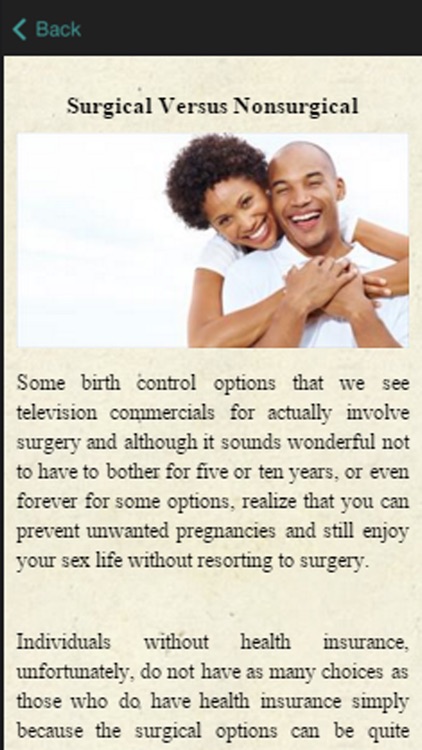 Birth Control Options