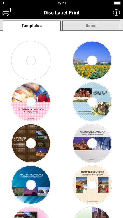 Disc Label Print