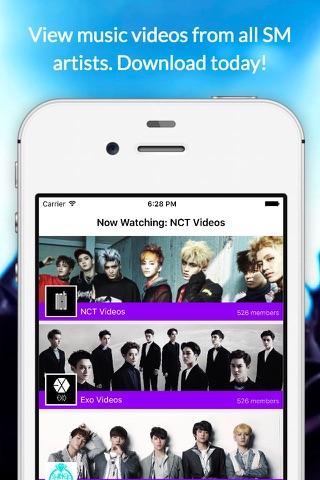 NCT BTS Chat and Videos - Live KPOP App screenshot 4