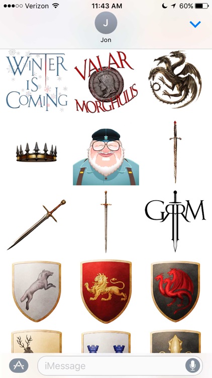 George R. R. Martin Stickers