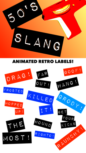 50's Slang: Retro Labeler(圖3)-速報App