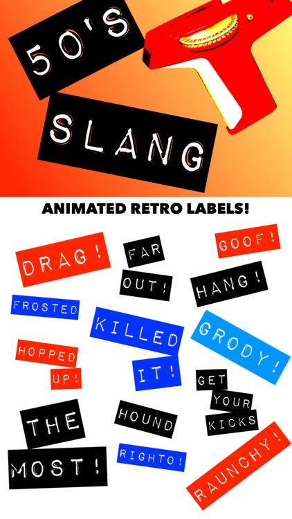 50's Slang: Retro Labeler