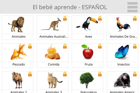 Baby Learn - SPANISH screenshot 2