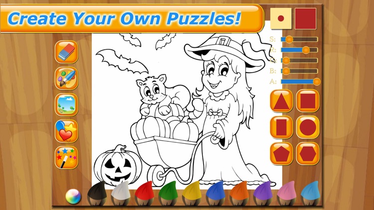 Halloween Games - Kids Puzzles screenshot-4