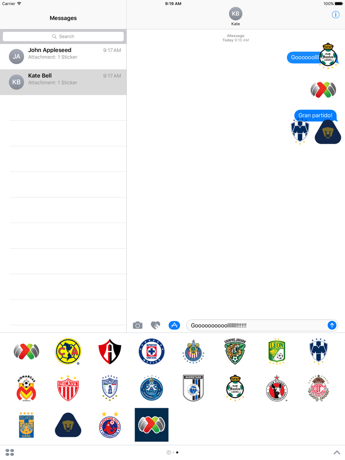 Liga Bancomer MX Sticker App Oficial