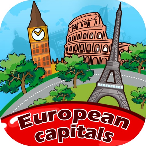 European Capitals Quiz – Play Best Free Geo Game Icon