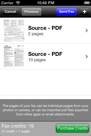 Faxer™ (a US800.com service) screenshot 3