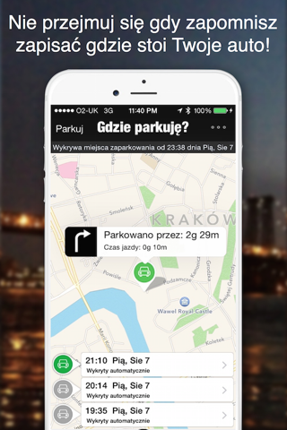 Gdzie parkuję? - Znajdź swoje auto. Odszukaj i zlokalizuj gdzie jest Twój samochód - drogę wskazuje Sztuczna Inteligencja screenshot 3