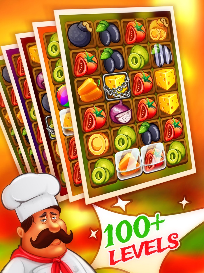 Match 3 Pizza Kitchen Crash