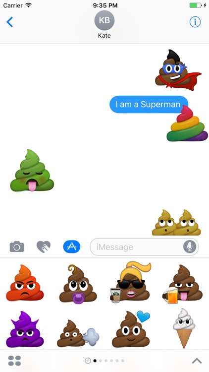 Poop's Family emojis - Fx Sticker