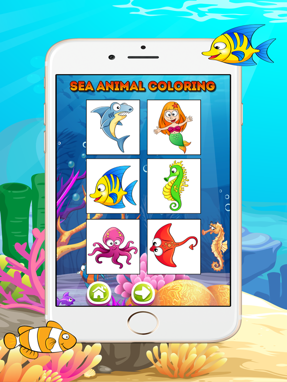 Download Download Sea Animals Underwater World Zen Coloring Book Android App Updated 2021