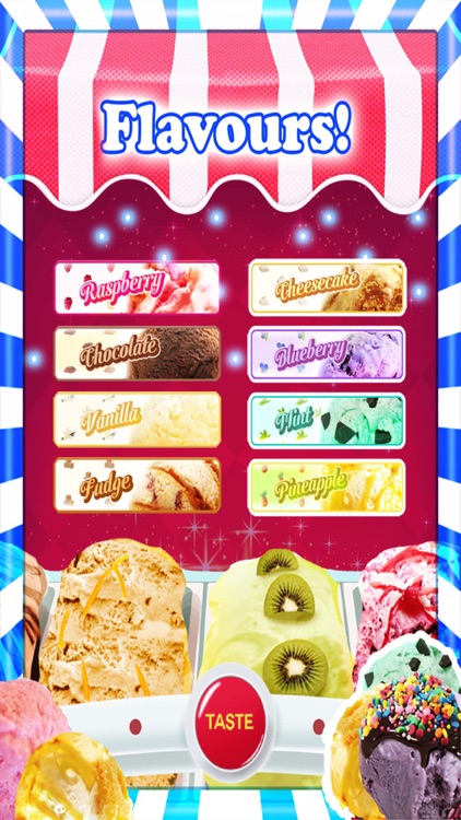 An ICE CREAM shop game HD.Taste the flavours!