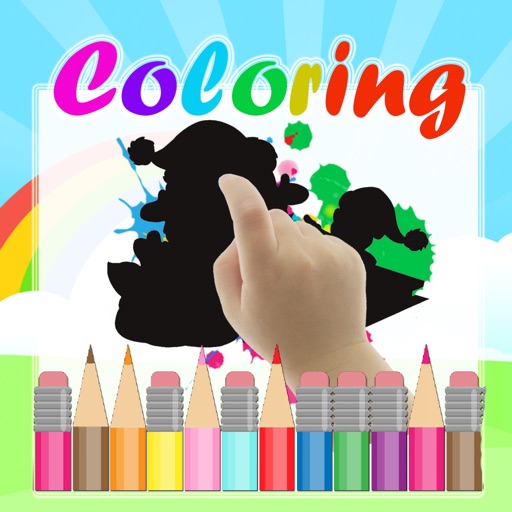 Coloring Kids Game for Dora friends the Explorer Christmas Icon