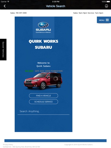 QUIRK Works - Subaru screenshot 3