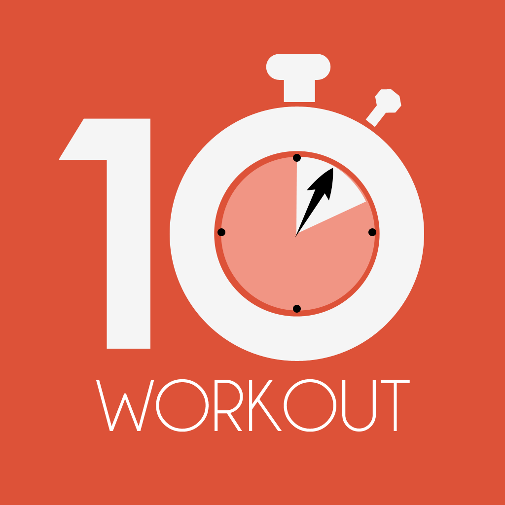 10 Minute Workout Challenge Free App Icon