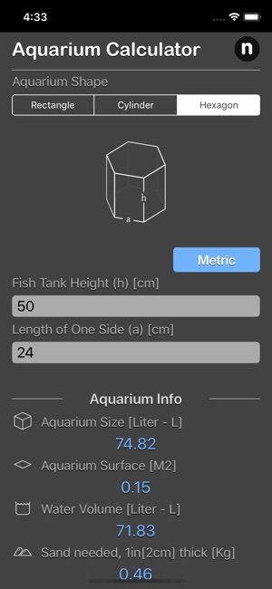 Aquarium Calculator Plus(圖5)-速報App