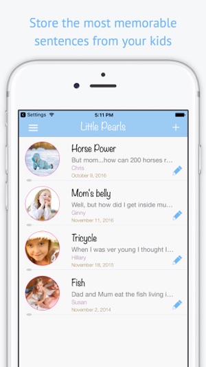 Little Pearls - Memorable quotes by your kids(圖1)-速報App